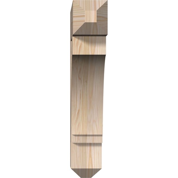 Imperial Craftsman Smooth Bracket, Douglas Fir, 5 1/2W X 26D X 30H